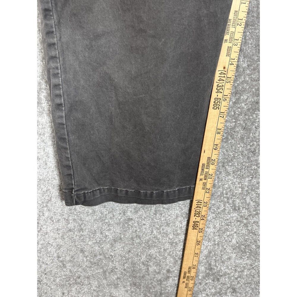 Eddie Bauer Gray Legend Wash Curvy Crop Pants Womens Size 20W Stretch‎ Pockets - Picture 10 of 11